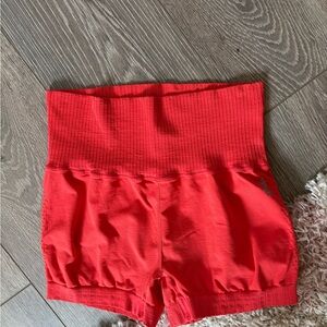 FP Movement by Free People Bright Red Athletic Shorts